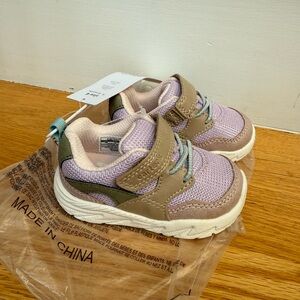 Carter's Purple and Tan Kids' Sneakers